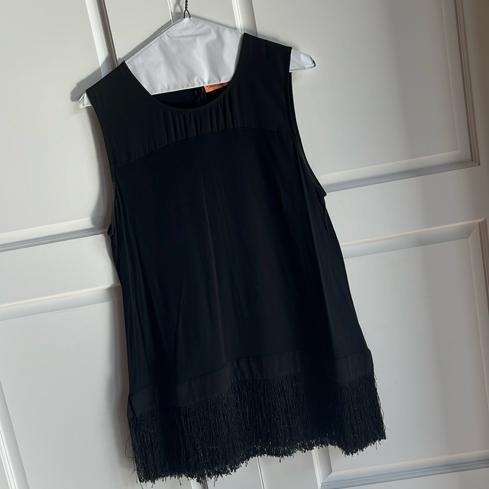 Vintage JCrew fringe tunic